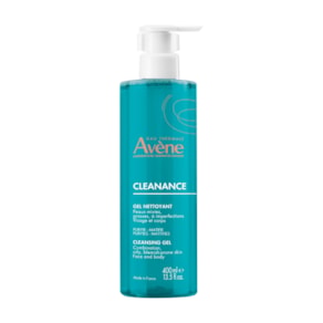 Avène Cleanance Rosto e Corpo Gel de Limpeza 400ml